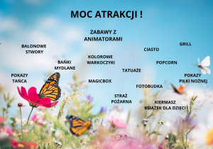 Plakat informujący o pikniku.