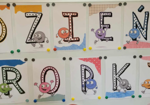 Napis Dzień Kropki.
