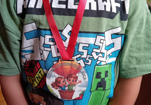 Medal z okazji Dnia Przedszkolaka.