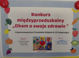 Plakat informujący o konkursie.