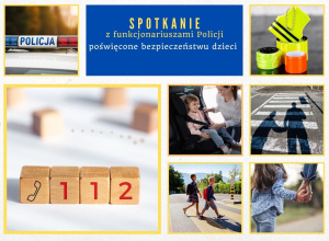 Plakat informujący o bezpieczeństwie.