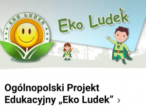 Plakat Ogólnopolskiego Projektu "Eko - Ludek"