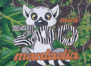 Logo Minizoo Mantadia w Konstantynowie Łódzkim.