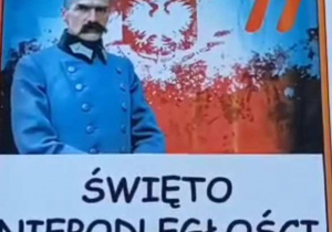 Plakat Józefa Piłsudskiego.