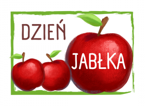 Plakat informujący o Światowym Dniu Jabłka.