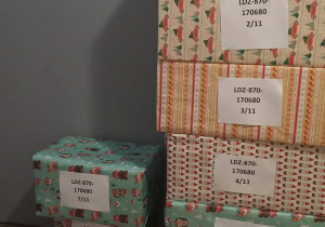 Spakowane 11 kartonów dla Rodziny w ramach akcji Szlachetnej Paczki.
