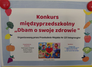 Plakat informujący o konkursie.