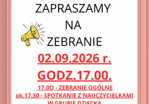 Plakat informujący o spotkaniu.