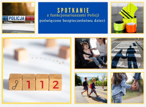 Plakat informujący o bezpieczeństwie.