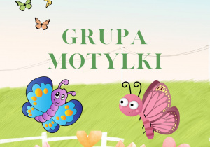 Plakat grupy Motylki.